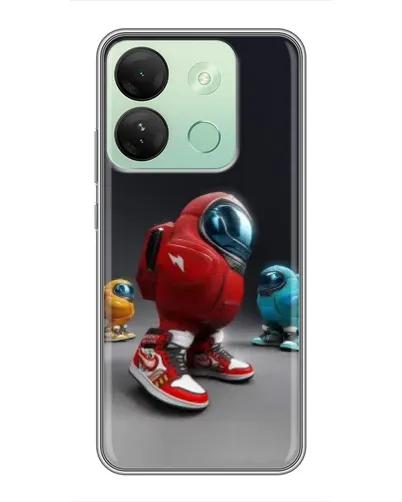 Чехол для Infinix Smart 7 HD с картинкой «Among Us — 3D стиль» Чехол для Infinix Smart 7 HD с картинкой «Among Us — 3D стиль»