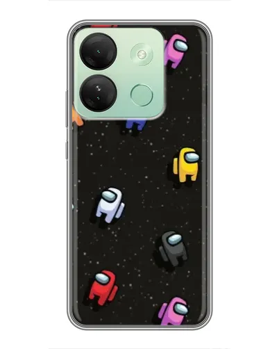 Чехол для Infinix Smart 7 HD с картинкой «Космический паттерн Among Us» Чехол для Infinix Smart 7 HD с картинкой «Космический паттерн Among Us»