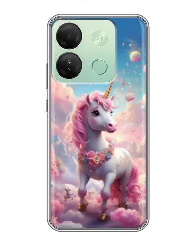 Чехол для Infinix Smart 7 HD с картинкой «Единорог среди облаков» Чехол для Infinix Smart 7 HD с картинкой «Единорог среди облаков»