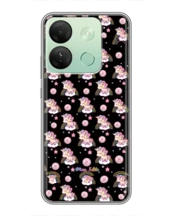 Чехол для Infinix Smart 7 HD с картинкой «Magic Unicorn паттерн»