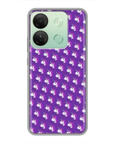 Чехол для Infinix Smart 7 HD с картинкой «Единороги на фиолетовом» Чехол для Infinix Smart 7 HD с картинкой «Единороги на фиолетовом»