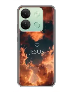 Чохол для Infinix Smart 7 HD з картинкою «Сяйво Імені Jesus»