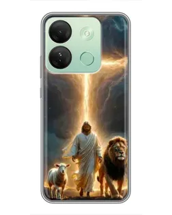 Чохол для Infinix Smart 7 HD з картинкою «Лев Юди та Світло»