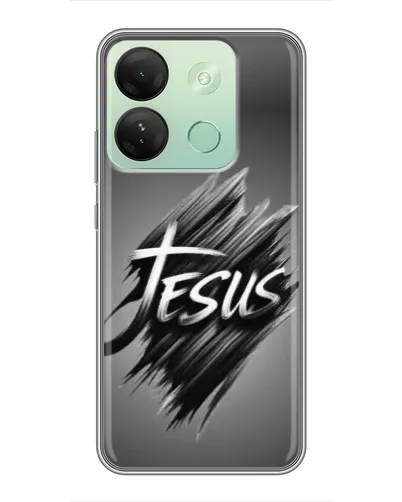 Чехол для Infinix Smart 7 HD с картинкой «Надпись Jesus Graffiti»