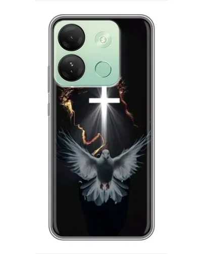Чехол для Infinix Smart 7 HD с картинкой «Голубь и Свет»