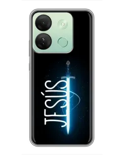Чехол для Infinix Smart 7 HD с картинкой «Меч Духа Jesus»