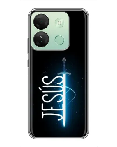 Чехол для Infinix Smart 7 HD с картинкой «Меч Духа Jesus»