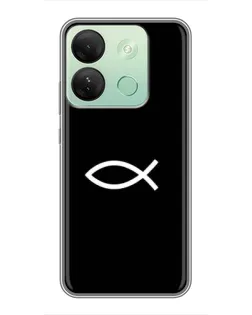 Чохол для Infinix Smart 7 HD з картинкою «Символ риби Jesus»