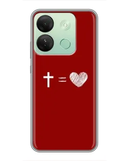Чохол для Infinix Smart 7 HD з картинкою «Рівняння любові»