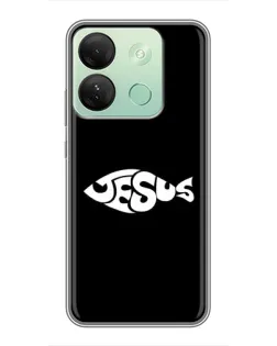 Чохол для Infinix Smart 7 HD з картинкою «Риба  Jesus»