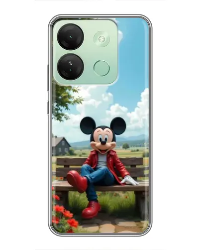 Чехол для Infinix Smart 7 HD с картинкой «Микки на скамейке» Чехол для Infinix Smart 7 HD с картинкой «Микки на скамейке»