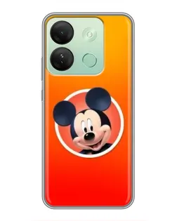 Чехол для Infinix Smart 7 HD с картинкой «Mickey в круге»