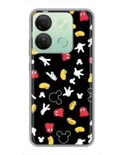 Чехол для Infinix Smart 7 HD с картинкой «Графический принт лапок»