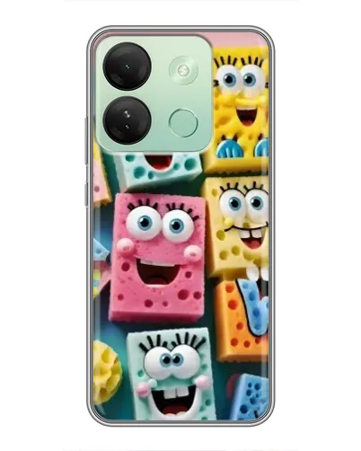 Чехол для Infinix Smart 7 HD с картинкой «Цветные губки» Чехол для Infinix Smart 7 HD с картинкой «Цветные губки»