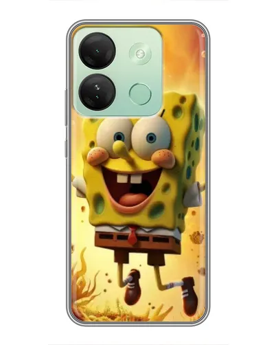 Чехол для Infinix Smart 7 HD с картинкой «Губка Боб прыгает» Чехол для Infinix Smart 7 HD с картинкой «Губка Боб прыгает»