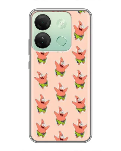 Чехол для Infinix Smart 7 HD с картинкой «Патрик Стар паттерн» Чехол для Infinix Smart 7 HD с картинкой «Патрик Стар паттерн»
