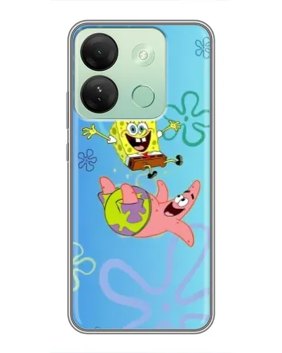 Чехол для Infinix Smart 7 HD с картинкой «Спанч Боб и Патрик» Чехол для Infinix Smart 7 HD с картинкой «Спанч Боб и Патрик»