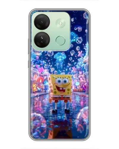 Чехол для Infinix Smart 7 HD с картинкой «Неоновый океан» Чехол для Infinix Smart 7 HD с картинкой «Неоновый океан»