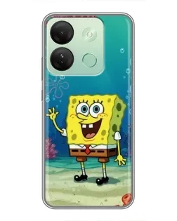 Чехол для Infinix Smart 7 HD с картинкой «Подводный привет»