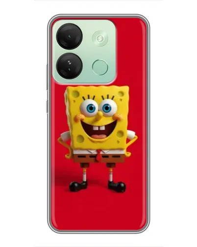 Чехол для Infinix Smart 7 HD с картинкой «Спанч Боб на красном» Чехол для Infinix Smart 7 HD с картинкой «Спанч Боб на красном»