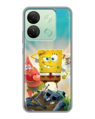 Чехол для Infinix Smart 7 HD с картинкой «Спанч Боб победитель» Чехол для Infinix Smart 7 HD с картинкой «Спанч Боб победитель»