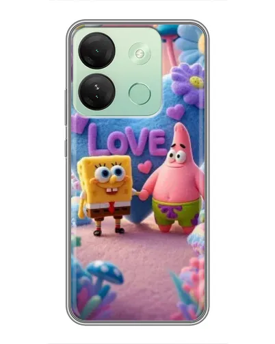 Чехол для Infinix Smart 7 HD с картинкой «Губка Боб Патрик» Чехол для Infinix Smart 7 HD с картинкой «Губка Боб Патрик»