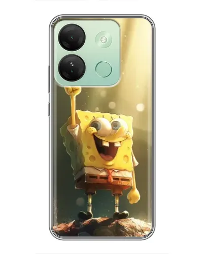 Чехол для Infinix Smart 7 HD с картинкой «Сияющий Спанч Боб» Чехол для Infinix Smart 7 HD с картинкой «Сияющий Спанч Боб»
