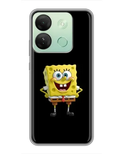 Чехол для Infinix Smart 7 HD с картинкой «Классический Губка Боб» Чехол для Infinix Smart 7 HD с картинкой «Классический Губка Боб»