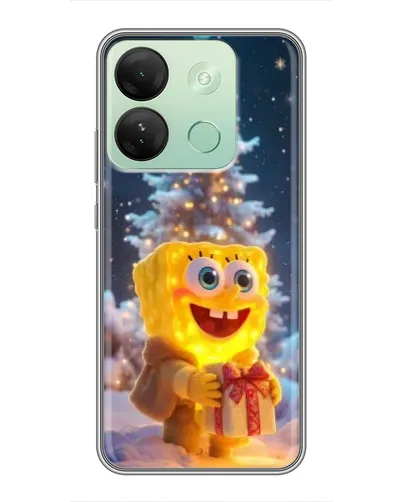 Чехол для Infinix Smart 7 HD с картинкой «Рождественский Спанч Боб» Чехол для Infinix Smart 7 HD с картинкой «Рождественский Спанч Боб»