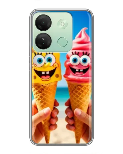 Чехол для Infinix Smart 7 HD с картинкой «Спанч Боб мороженое» Чехол для Infinix Smart 7 HD с картинкой «Спанч Боб мороженое»