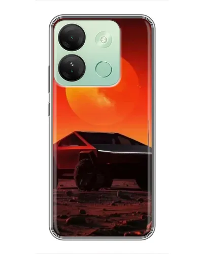 Чехол для Infinix Smart 7 HD с картинкой «Cybertruck на Марсе» Чехол для Infinix Smart 7 HD с картинкой «Cybertruck на Марсе»