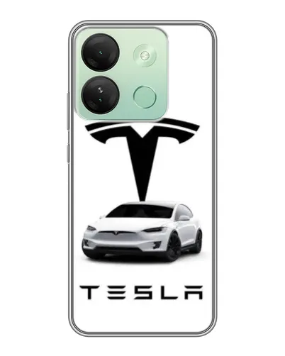 Чехол для Infinix Smart 7 HD с картинкой «Tesla White Style» Чехол для Infinix Smart 7 HD с картинкой «Tesla White Style»