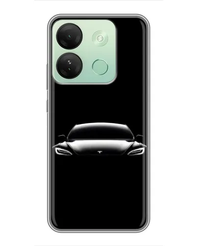 Чехол для Infinix Smart 7 HD с картинкой «Фары Tesla Night» Чехол для Infinix Smart 7 HD с картинкой «Фары Tesla Night»