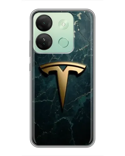 Чехол для Infinix Smart 7 HD с картинкой «Мраморная Tesla Gold» Чехол для Infinix Smart 7 HD с картинкой «Мраморная Tesla Gold»