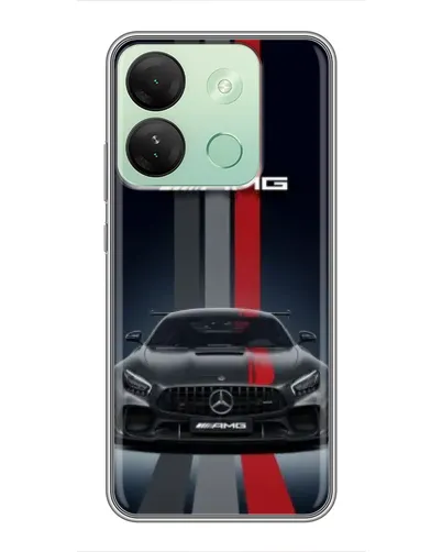 Чехол для Infinix Smart 7 HD с картинкой «Mercedes — белый карбон» Чехол для Infinix Smart 7 HD с картинкой «Mercedes — белый карбон»