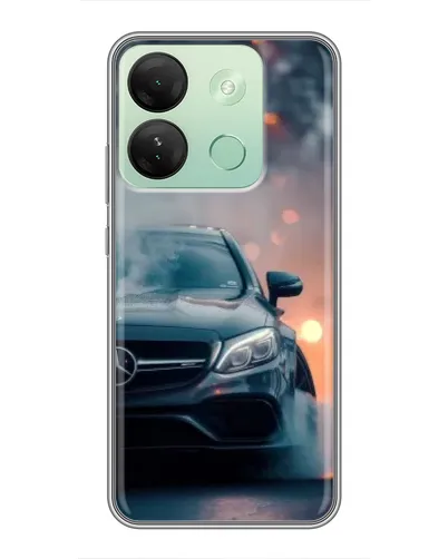 Чехол для Infinix Smart 7 HD с картинкой «Mercedes — ночной город» Чехол для Infinix Smart 7 HD с картинкой «Mercedes — ночной город»