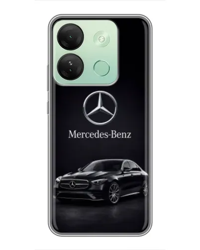 Чехол для Infinix Smart 7 HD с картинкой «Mercedes — решетка радиатора» Чехол для Infinix Smart 7 HD с картинкой «Mercedes — решетка радиатора»