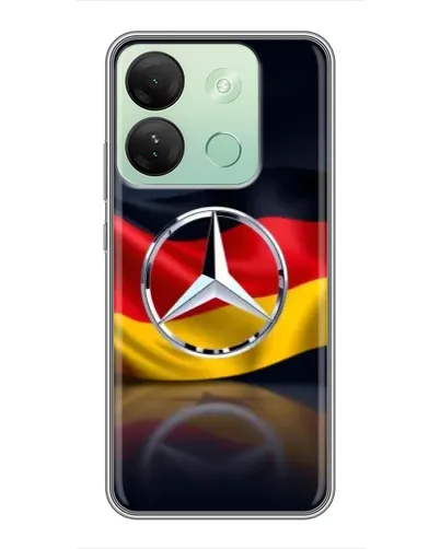 Чехол для Infinix Smart 7 HD с картинкой «Mercedes — флаг Германии» Чехол для Infinix Smart 7 HD с картинкой «Mercedes — флаг Германии»