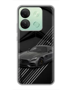 Чехол для Infinix Smart 7 HD с картинкой «Mercedes AMG — графика»