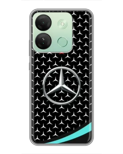 Чехол для Infinix Smart 7 HD с картинкой «Mercedes — бирюзовый акцент» Чехол для Infinix Smart 7 HD с картинкой «Mercedes — бирюзовый акцент»