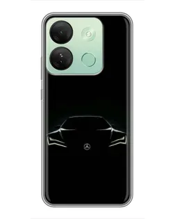 Чохол для Infinix Smart 7 HD з картинкою «Mercedes — силует авто» Чохол для Infinix Smart 7 HD з картинкою «Mercedes — силует авто»