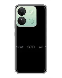 Чехол для Infinix Smart 7 HD с картинкой «Audi — световой подпись» Чехол для Infinix Smart 7 HD с картинкой «Audi — световой подпись»