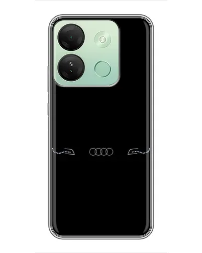 Чехол для Infinix Smart 7 HD с картинкой «Audi — световой подпись»