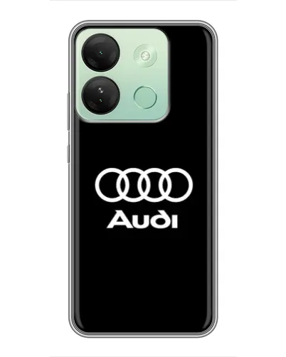 Чехол для Infinix Smart 7 HD с картинкой «Классическое лого Audi»