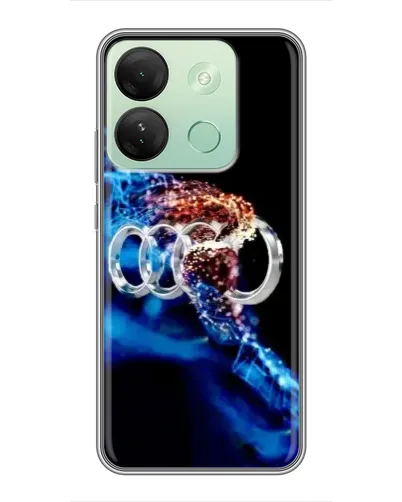 Чехол для Infinix Smart 7 HD с картинкой «Энергия лого Audi»