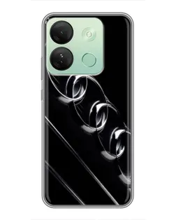Чехол для Infinix Smart 7 HD с картинкой «Audi — абстрактные кольца»