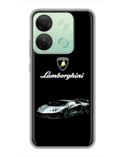 Чехол для Infinix Smart 7 HD с картинкой «Логотип Lamborghini классика»