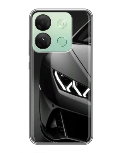 Чехол для Infinix Smart 7 HD с картинкой «Lamborghini фары детализация»