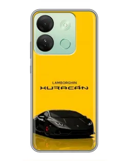 Чехол для Infinix Smart 7 HD с картинкой «Lamborghini Huracan черный»