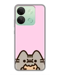 Чохол для Infinix Smart 7 HD з картинкою «Pusheen та печиво» Чохол для Infinix Smart 7 HD з картинкою «Pusheen та печиво»